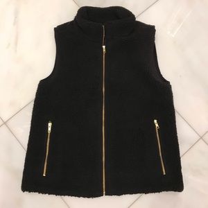 J Crew Teddy Bear fleece vest